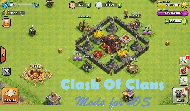 Clash Of Clans mods for iOS