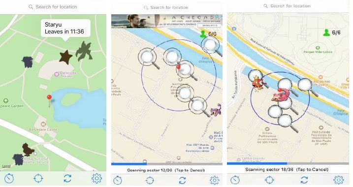 Pokemon Go trackers